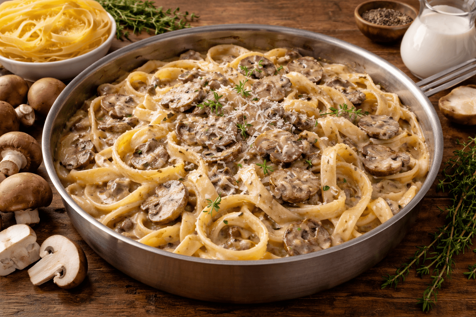 Creamy Mushroom Pasta